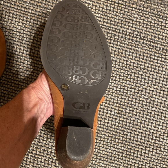 Leather, Giani Bini Zip Heeled Booties! Beautiful Chesnut🔥size 9 (8.5/9)🔥EUC🔥 - Picture 5 of 12